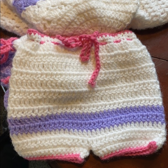 Knit baby sweater set - Picture 2 of 4